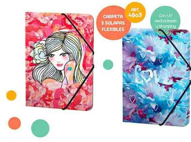 Distribuidora ORFEI - Catálogo | CARPETA 3 SOLAPAS DISE?S FLEXIBLE 4803