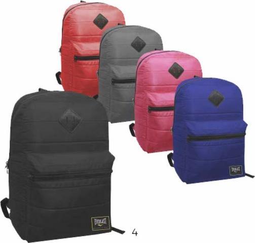 Distribuidora ORFEI Catalogo MOCHILA EVERLAST 17 NYLON VS.COLORES 19623 19624
